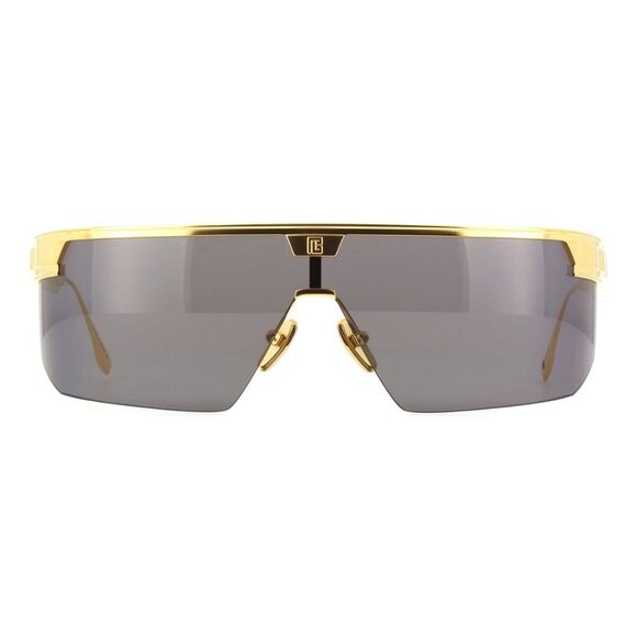 New BALMAIN Major Gold Wraparound BPS 147 A Sunglasses Women - Picture 2 of 4